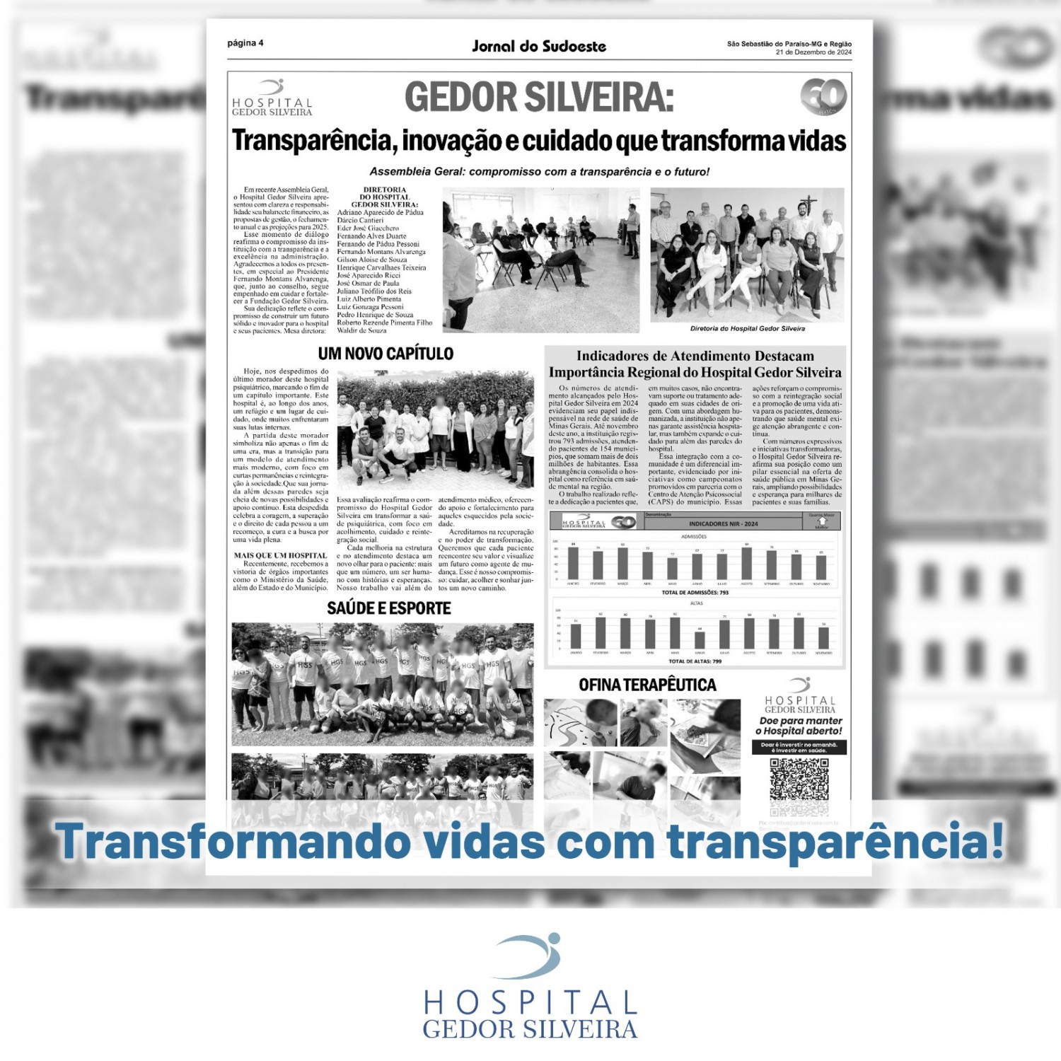 Transparência, inovação e cuidado que transforma vidas.